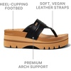 image:imageREEF Womens Vista Higher Savanah Platform SandalsBlackTan
