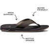 image:imageReef Mens Element TQT Flip FlopBrown