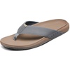 image:imageReef Raglan Mens Flip Flop Sandal Soft amp Supportive Footbed Water Friendly StrapsFossilGrey