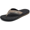 image:imageREEF Mens Ripper Beach Flip FlopsBlackTan