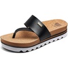 image:imageREEF Womens Cushion Sol Hi Platform SandalsBlackTan