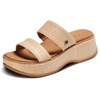 image:imageREEF Womens Lofty Lux Hi SlidesTan Raffia