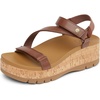 image:imageREEF Womens Vista Higher Luna Platform Sandal Adjustable StrapCocoa Cork