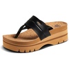 image:imageREEF Womens Vista Higher Savanah Platform SandalsBlackTan