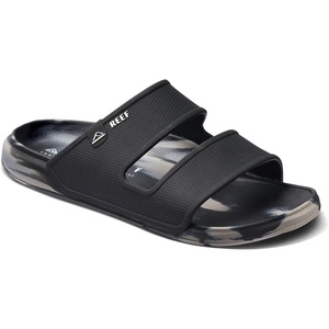 image:imageREEF Mens Oasis Double Up Waterproof SlidesBlackTaupe Marble