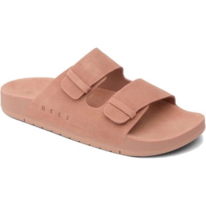 image:imageREEF Ojai Two Bar Womens Fashion Slide Sandal Premium Leather Soft Cushion FootbedCork