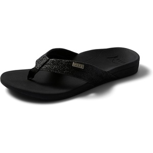 image:imageREEF OrthoSpring Womens Flip Flop Arch Support and Soft Cushion FootbedBlackBlack Glitter