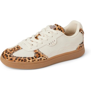 image:imageREEF Womens Boardwalk Callie Shoe Premium Suede Cushion FootbedCheetah