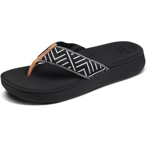 image:imageREEF Womens Cloud Tx Arch Support Flip Flop SandalsBlack Geo