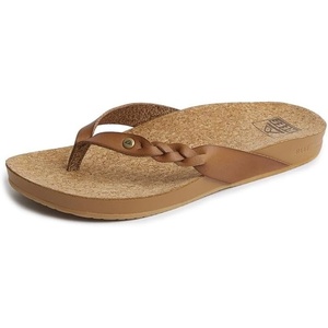 image:imageREEF Womens Cushion Court Twist Flip FlopsCoffee