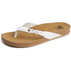 image:imageREEF Womens Cushion Court Twist Flip FlopsWhite