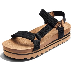 image:imageREEF Womens Cushion Rem Hi Platform SandalsBlacktan