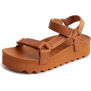 image:imageREEF Womens Cushion Rem Hi Platform SandalsCognac