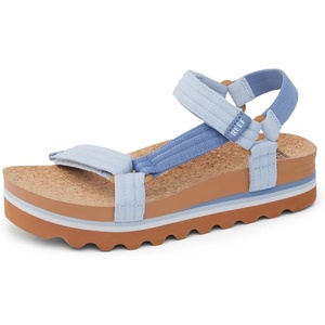 image:imageREEF Womens Cushion Rem Hi Platform SandalsDusty Blue Duo