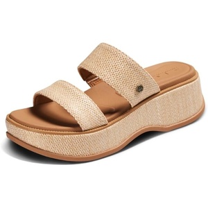 image:imageREEF Womens Lofty Lux Hi SlidesTan Raffia