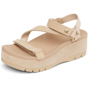 image:imageREEF Womens Vista Higher Luna Platform Sandal Adjustable StrapOasis Suede
