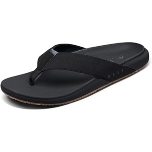image:imageReef Raglan Mens Flip Flop Sandal Soft amp Supportive Footbed Water Friendly StrapsBlackGum