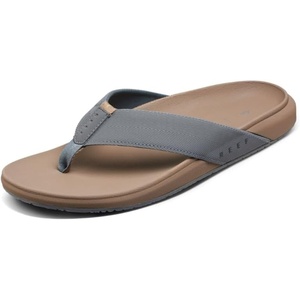 image:imageReef Raglan Mens Flip Flop Sandal Soft amp Supportive Footbed Water Friendly StrapsFossilGrey