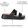 image:imageREEF Womens Sandals Cali SolanaBlackTanzine